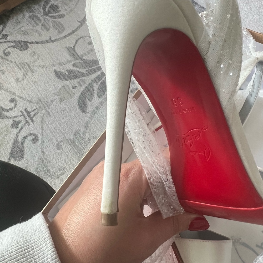 Christian Louboutin Bridal Heels - Picture 10 of 10